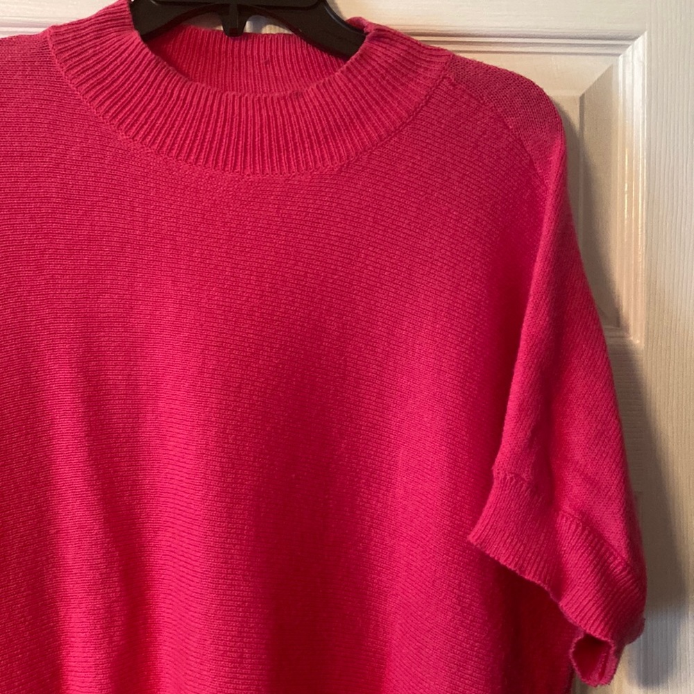 Women scoop neck sweater. Very soft.